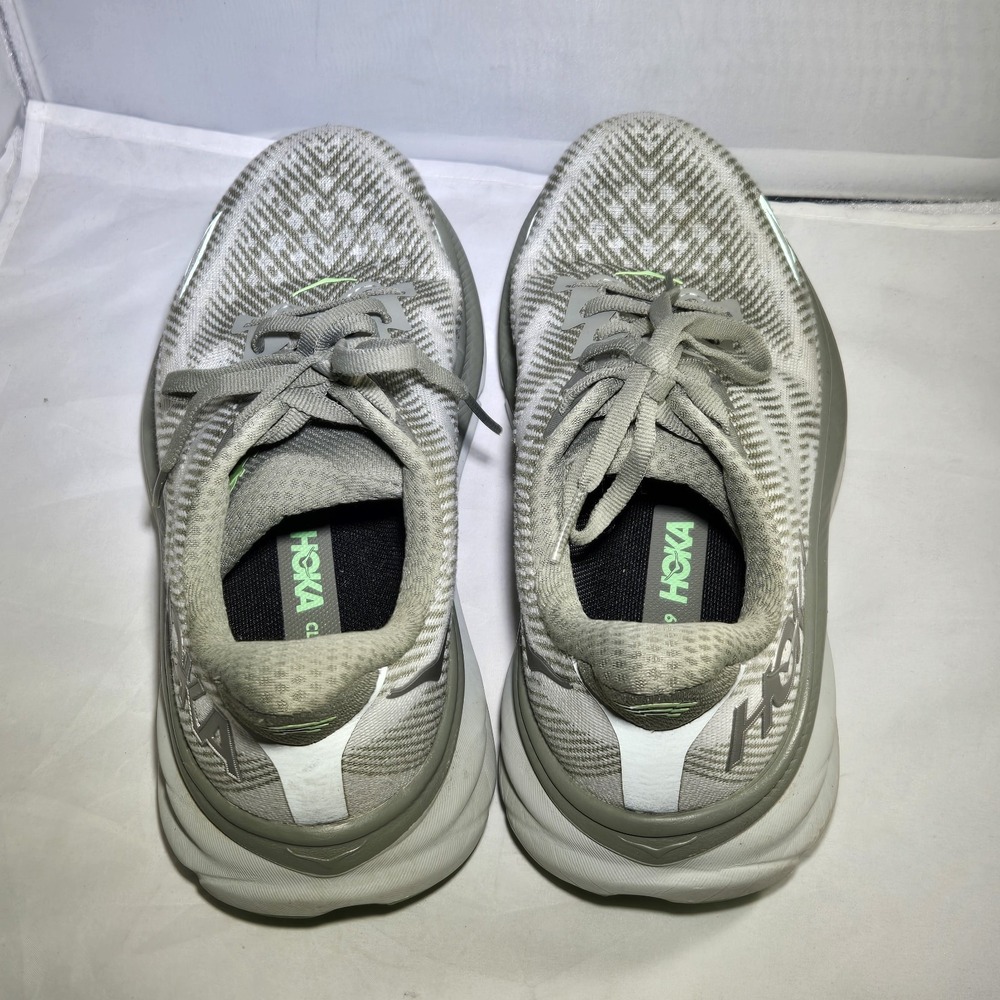 Hoka One One Clifton 9 OliveHaze/Mercury Running Shoe Women Size 7B 1127896OHMR - Picture 3 of 5